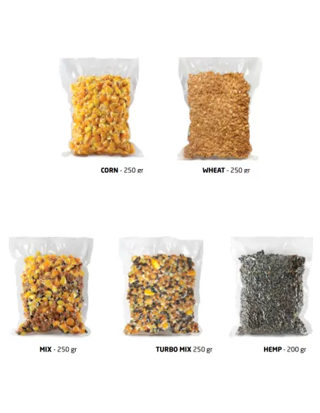 Madix Granos cocidos para cebo y cebado 250gr