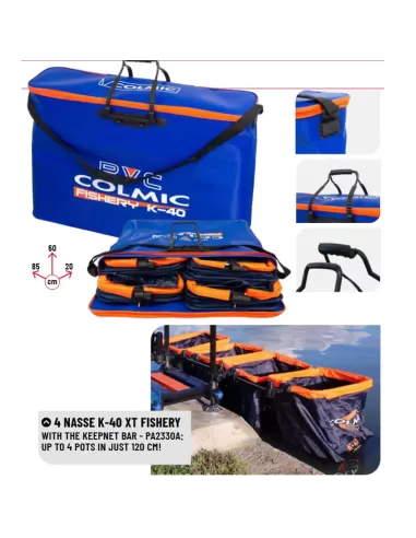 Colmic Fishery K-40 Lleva 4 Nasas Carpodromo 