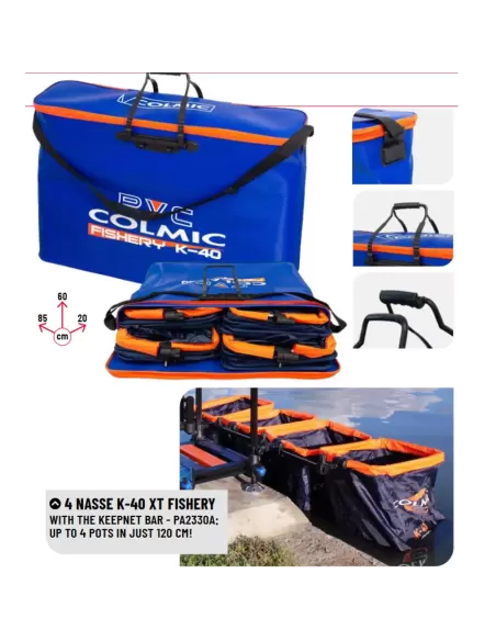 Colmic Fishery K-40 Lleva 4 Nasas Carpodromo 