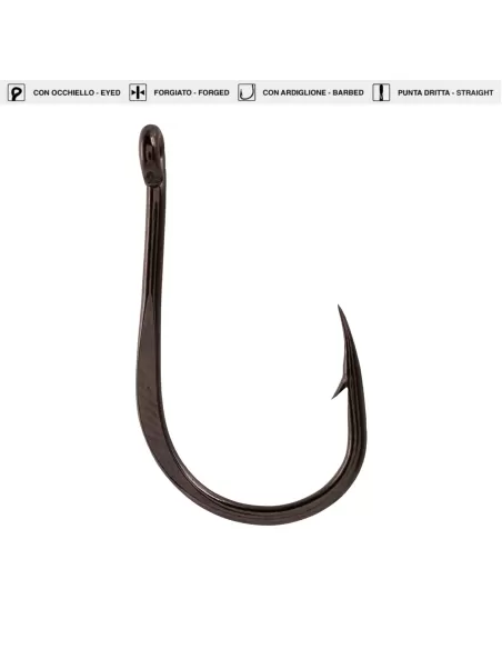 Anzuelos de pesca con ojales forjados Maver MV R 1311