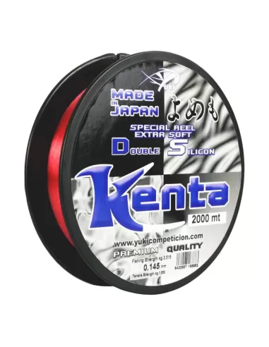 Yuki Kenta monofilamento de pesca extra suave doble recubierto de silicona 250 m