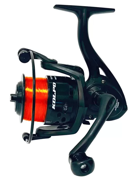 Carrete pesca Kolpo Arya Surf 4 rodamientos con hilo Kolpo Front Drag Reels