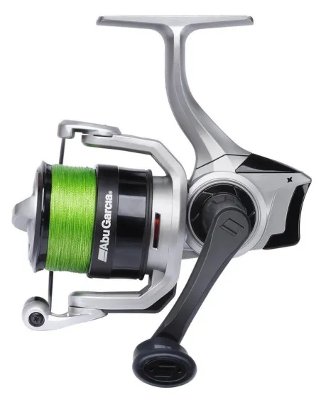 Carrete giratorio Abu Garcia Max X con línea Mulinelli da Spinning Abu Garcia