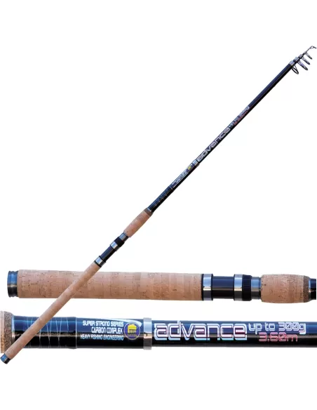 Kit Pesca Fondo Canna Da Pesca Advance + Vigor Power + Filo