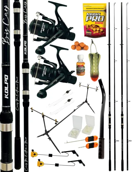 Kit Completo Profesional para Pesca de Carpas Kolpo Mod. 07 ...