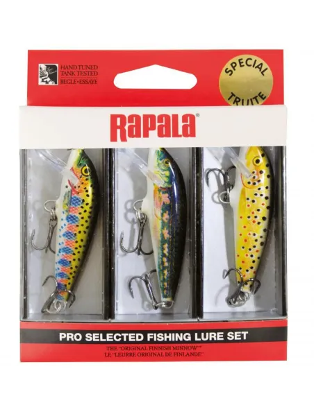 Rapala Minnow Kit Trucha 11 Gr Señuelo Pesca Rapala Minnow Rapala