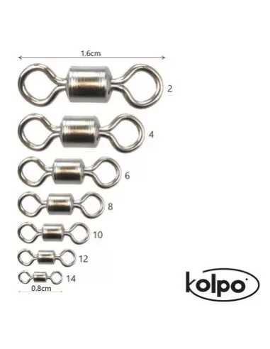 Kolpo Girelle Rolling da Pesca 12pz