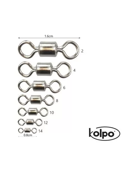 Kolpo Girelle Rolling da Pesca 12pz
