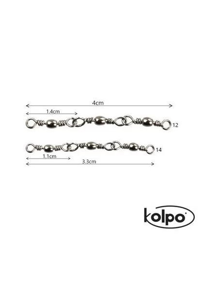 Girella Pesca Tripla Concatenata 12 pz