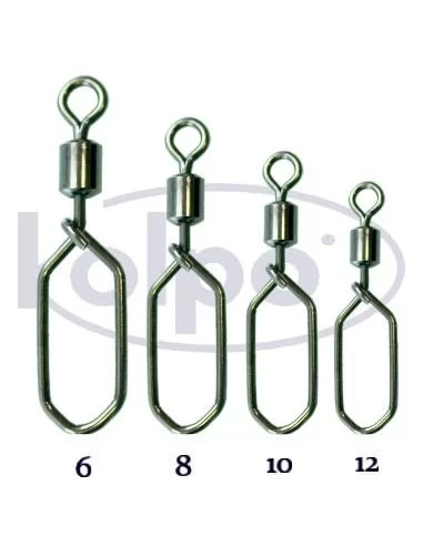 Girelle da Pesca Kolpo Swing Square Snap 10 pz