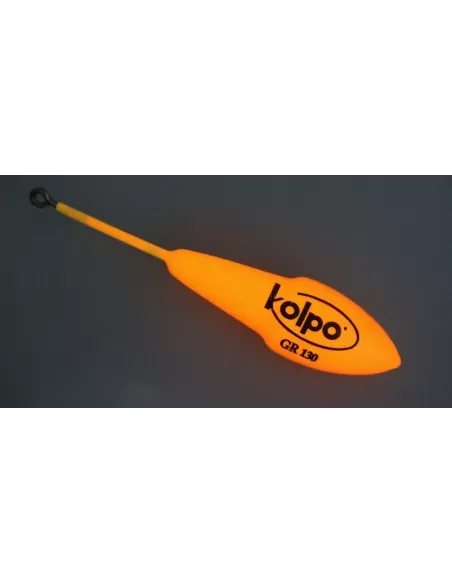 Piombi Pesca Kolpo Ogiva con Asta Extra Fosforescente Rosso Anello Inox