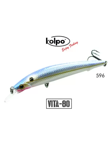 kit 3 Artificiali Minnow Vita Kolpo 80 mm 6 grammi Sinking 