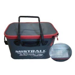 Mistrall Peat Waterproof Hard Bag for Fishing Equipment 40x26x26 cm