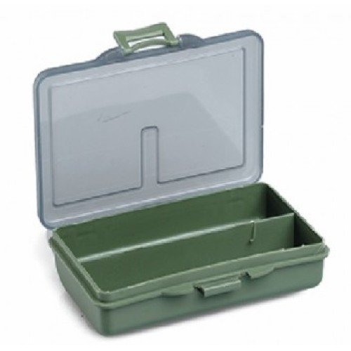 Mistrall Box 2 compartimentos para accesorios y piezas pequeñas de pesca Mistrall