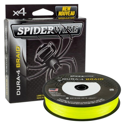 SpiderWire Dura 4 Trenzado 4 Filamentos Super Soft Fluo Amarillo Spiderwire