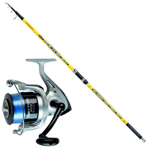 Casting Rod Reel Fishing Wire Kit Trabucco Vektor 6500 Equipment, fishing rods and fishing reels