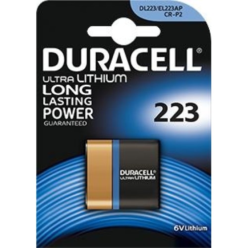 Duracell Ultra foto litio baterías 223 CR223 cámara 6v Duracell