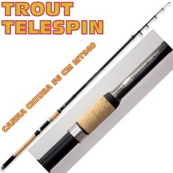 Trout Fishing Rod Telespin Travel Spinning