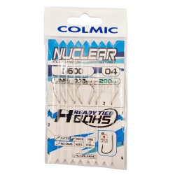 Colmic Nuclear N600 Hooks Tied with 200 cm 8 hooks