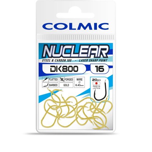 Anzuelos Colmic Nuclear DK800 Gold 20 uds Colmic