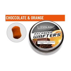 Colmic Balanced Wafters 25 gr Cebos Flotantes Equilibrantes Suaves Chocolate y Naranja 