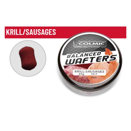Colmic Balanced Wafters 25 gr Robin Red Cebos Flotantes Equilibrantes Suaves Colmic
