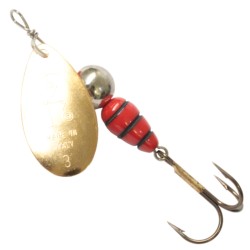 Heron Vespa Paletta Gold Body Red Rotating Teaspoon Fishing Spinning