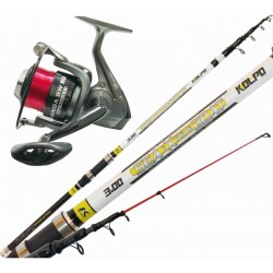 Kolpo Combo Fishing from Boat Canna 2.40 M in Carbon Reel and Wire