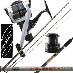 All fishing rod and reel fishing kit English with thread