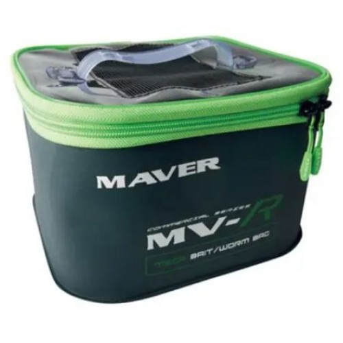 Maver Mega Bait Worm Bad Bag en Eva Door Baits Perforated Lid Maver