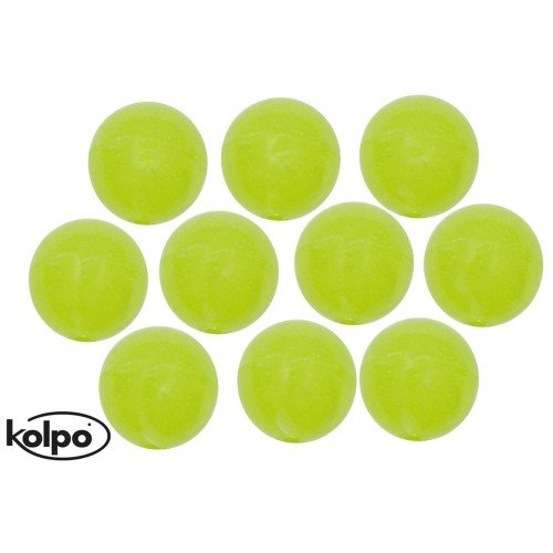 Kolpo Hard Fluorescent Round Perforated Beads Kolpo
