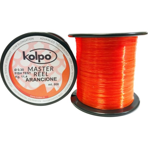 Kolpo Fishing Wire Master Reel 1900 mt Naranja Kolpo