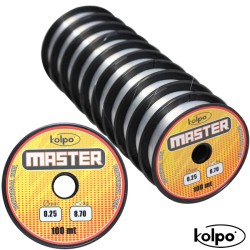 Líneas 100 mt de pesca bobinas conectadas Master Kolpo