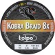 Trenza trenza de 8 filamentos Kobra Kolpo amarillo 150 mt Kolpo