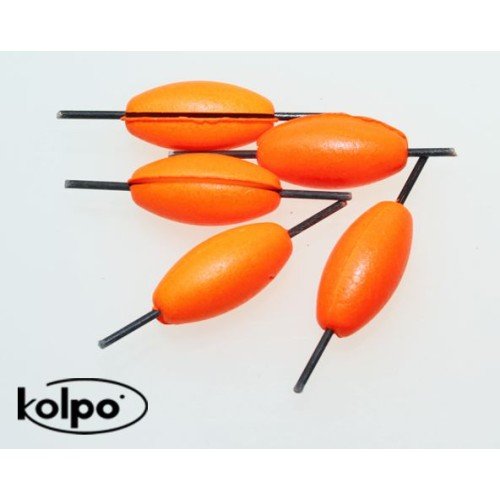 Flotter flotante pesca balsas Super Fluo naranja intercambiables Kolpo