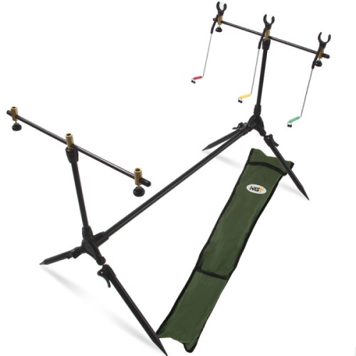 NGT Carp Rod Pod Complete with case and monitors NGT