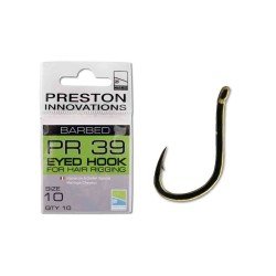 Preston PR39 barbed fishing hooks
