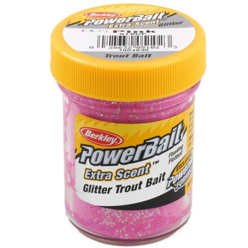 Berkley Powerbait glitter trout cebo rosa trucha bateador para trucha Berkley