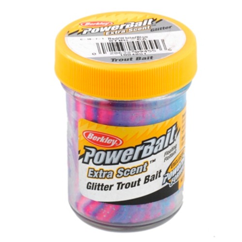 Berkley Powerbait Glitter Trout Bait Capitán América Trout Batter para Trucha Berkley