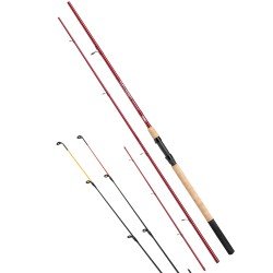 Mitchell Tanager Red Fishing Rod Carbon Feeder 3 Secciones
