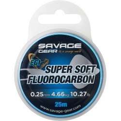 Savage Gear Super Soft Fluorocarbon Specially Fishing Egi 25 mt