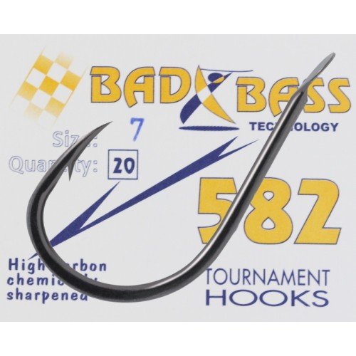 582 anzuelos mal torneo Bass bajo mala Bad Bass