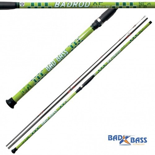 Caña 3 piezas mal bajo Badrod XP 4.20 mt 200 gr Bad Bass