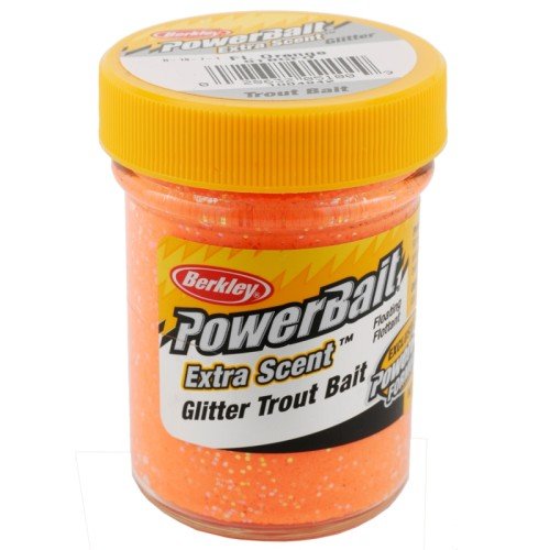 Berkley Powerbait Glitter Trout Bait Fluorescent Orange Trout Batter for Trout Berkley