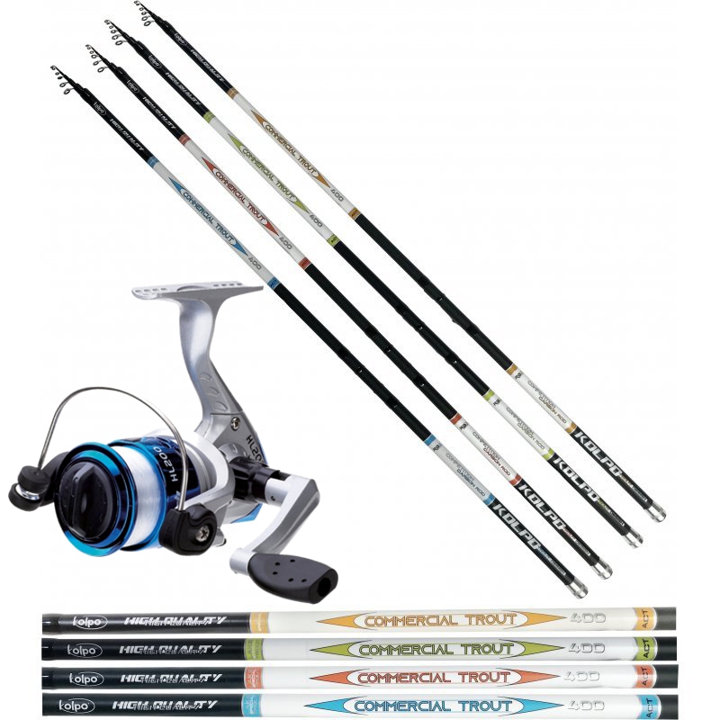 Trata Lago Canna Carbon Reel and Wire Kit