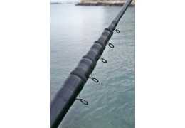 Pesca táctil con la caña teleajustable