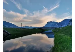 Pesca en canal con caña fija