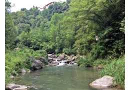 Pesca en Trentino en el río Chiese